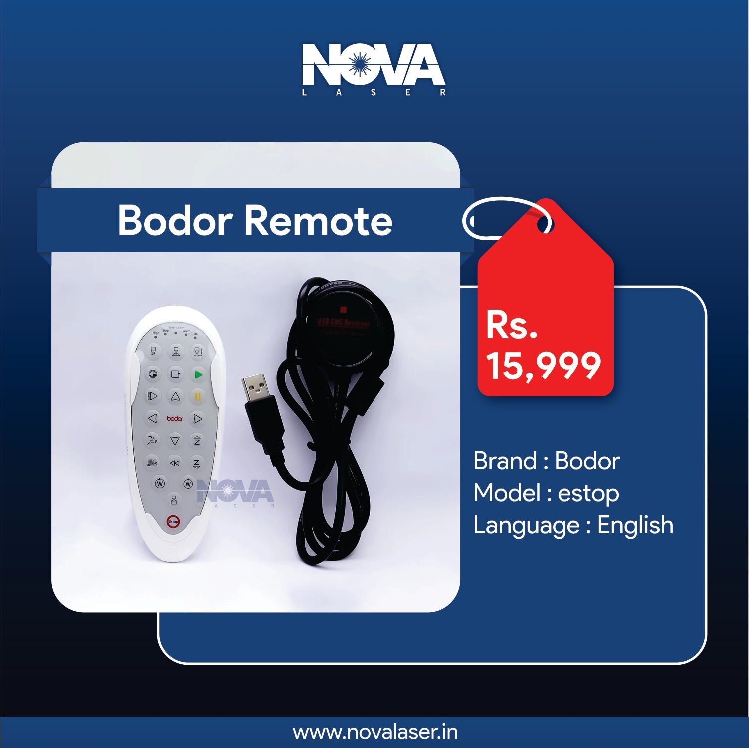 Bodor Remote Controller For Laser Cutting Machine – Raytools.co.in
